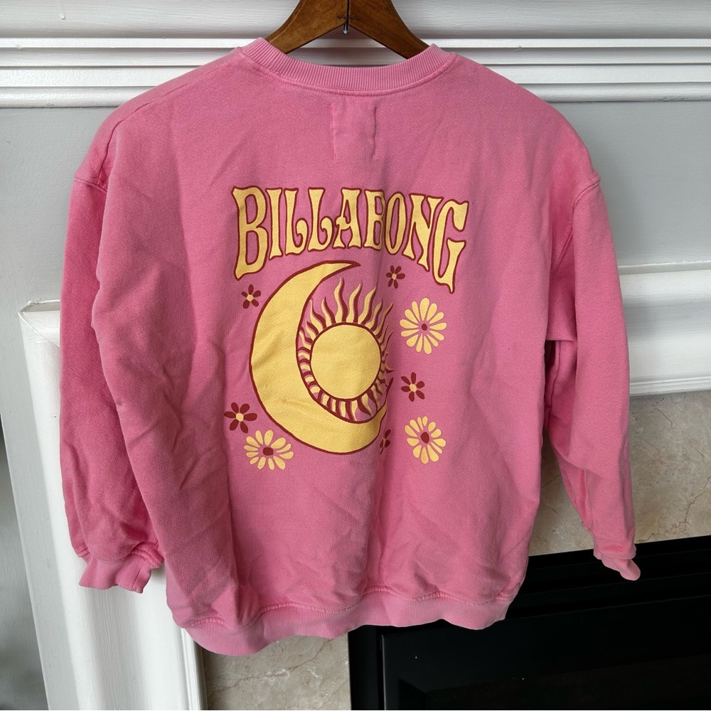 Girl’s Billabong Celestial Making Waves Pink Sweatshirt